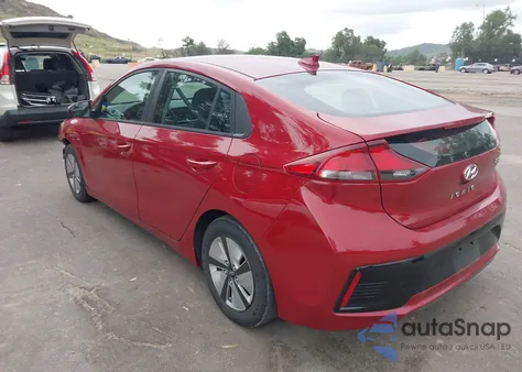 2019 Hyundai Ioniq Hybrid Blue z USA, uszkodzony, nr VIN KMHC65LC3KU180497